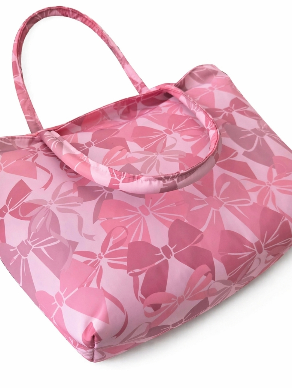 Betsey Johnson Pink Bow-Print Cosmetic Pouch